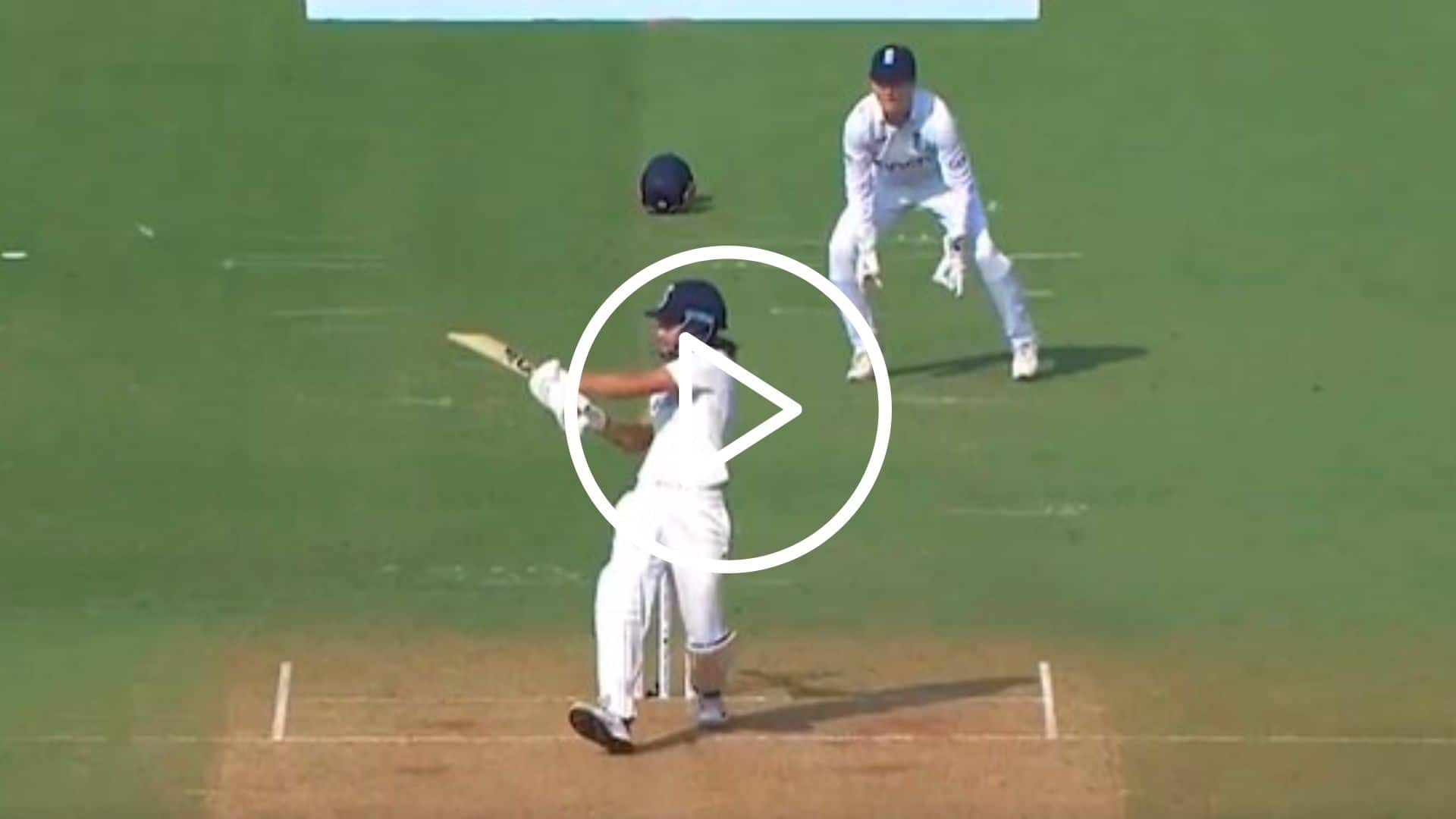 [Watch] Yastika Bhatia Swats A Six To Notch Up Maiden Test 50 vs ENG On Day 1